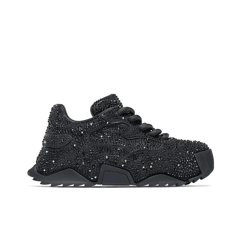SALAXI Cushioning Height Increase Low Top Chunky Sneakers Unisex-1