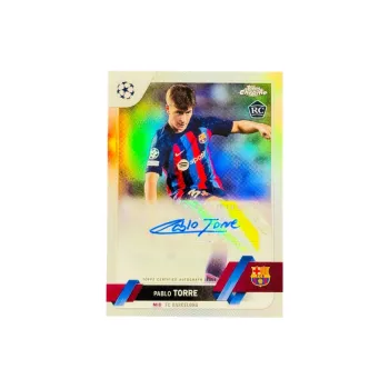 Topps Thor Signature Rising Stars RC Barcelona Barça Chrome Collection Star Card Good Condition Sports Cards 1 Pc
