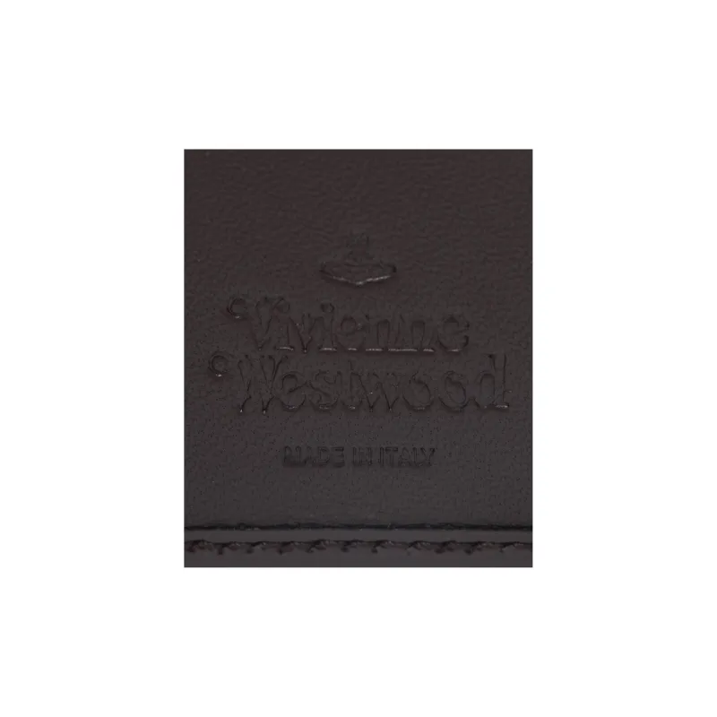 Vivienne Westwood Cow Leather Wallet Mini Women's Brown-5