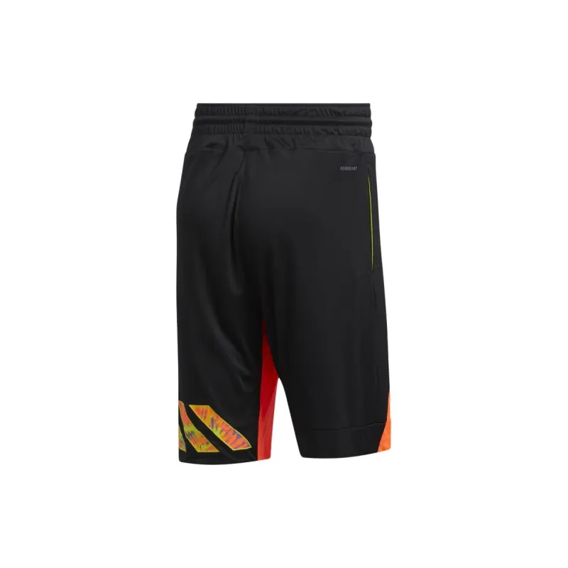Adidas AEROREADY Sports Shorts Men's Orange/Black-1