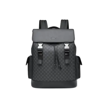 GOLDLION PVC Backpack Large Size Men's Black