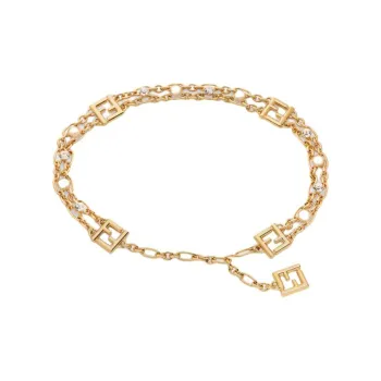 FENDI Ff Chain Linked Embellished Belt