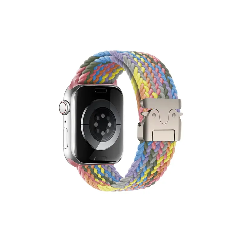 MSSM IWatch S10/S9/8/7/6 Generation/5/SE/ultra Apple Compatibility Watch Band 180mm 46 Watch Dial Nylon Material-11