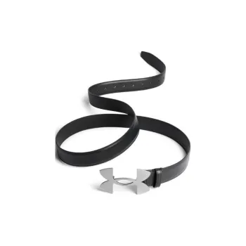 Balenciaga Calfskin, Antique Silver, Hardware Accessories Leather Belts Unisex Black Width 3.5CM