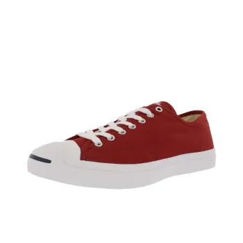 Converse Anti Slip Wear Resistant Low Top Canvas Shoes Women's Red