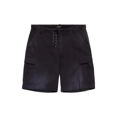 Balenciaga Faded Cotton Cargo Shorts