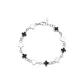 Black White Cross Bracelet