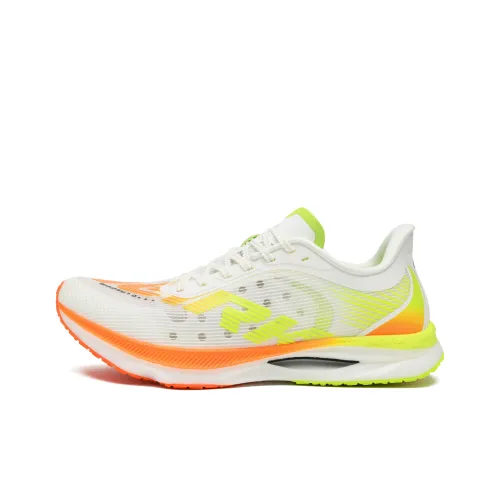 NEIERKE Cushioning Coverage Wear-Resistant Low-Top Supercritical Foam Running Shoes Men's Citrus Orange Flame