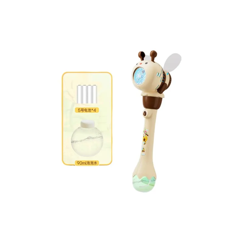 JOY FUER Cute Bee Wand Electric Multi Strand Large Capacity Automatic Bubble Machines-14