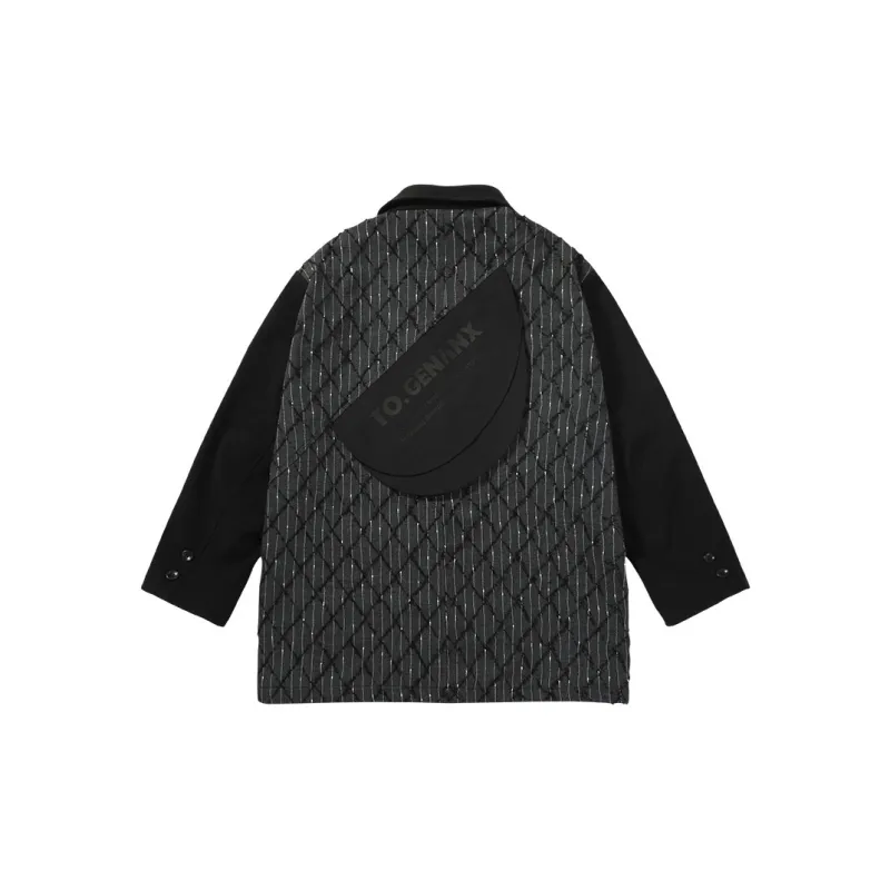 GENANX Business Suit Men's Black-1