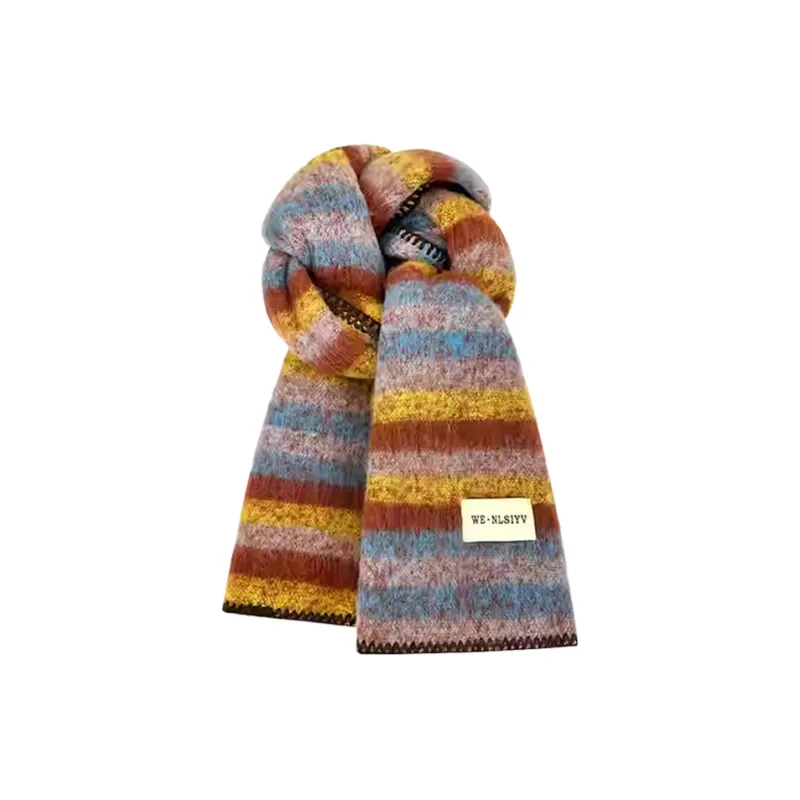 Yalu Polyester Knit Scarves Unisex Gift Box Set-3