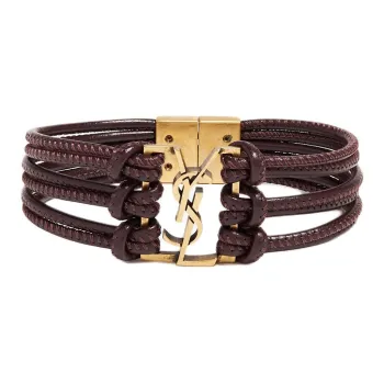 SAINT LAURENT Babylone Cord Bracelet