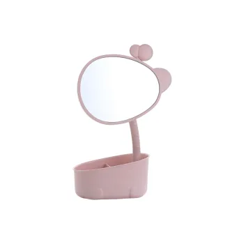 A Few More Cute Storage Compartment Rotatable Household Dormitory Portable Rotatable Make Up Mirrors