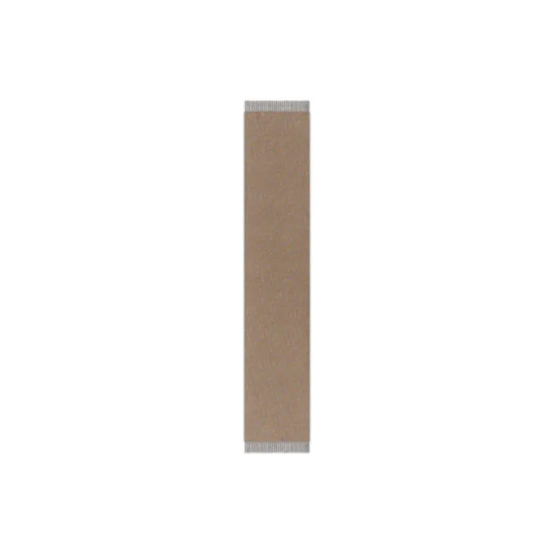 DIOR Wool Knit Scarves Men's Light Brown-2