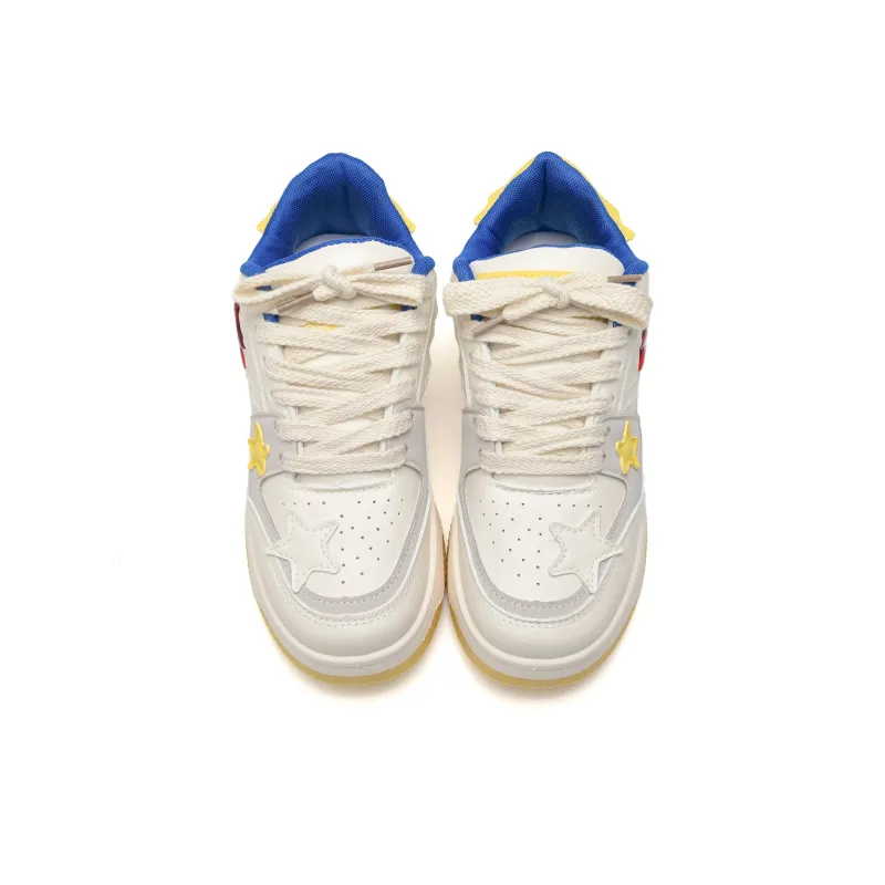 KAAVER OTTO Skateboard Shoes Women's Low Top White-47