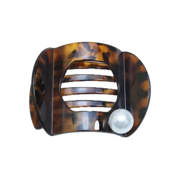 VERENA REINE Acetate Plate Hair Clips Women's Tortoiseshell