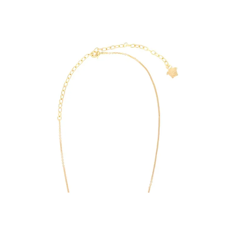 VERSACE Gold Plated Necklaces Women's Gold-2