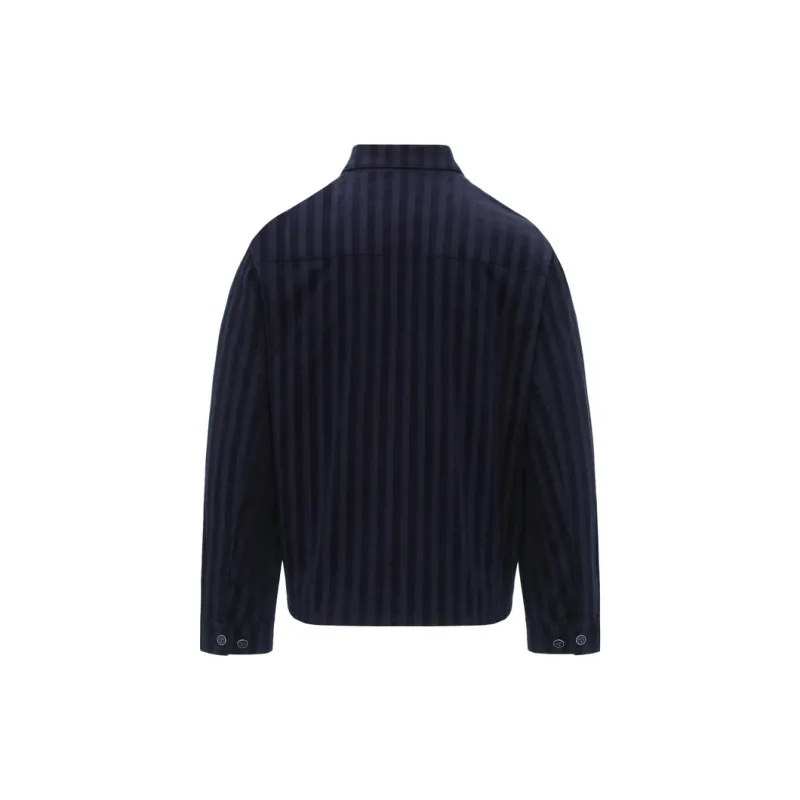 LI NING 1990 Shirt Men's Dark Marine Blue-1