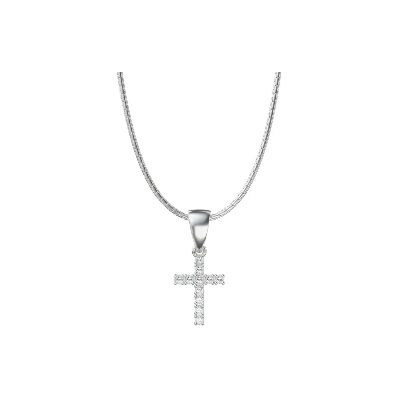 ICEGANG White Gold Plated Copper Necklaces Unisex-0