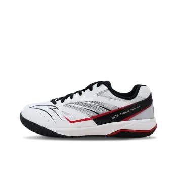 Anta Anti Slip Wear Resistant Low Top Training Shoes Men's Papyrus White Black