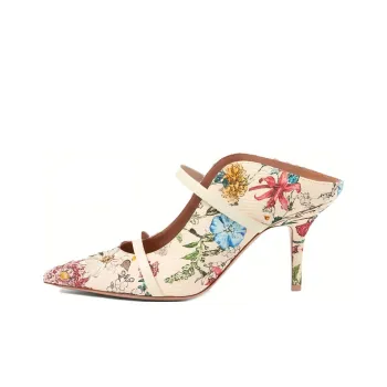 Malone Souliers Maureen 70mm Floral-print Mules