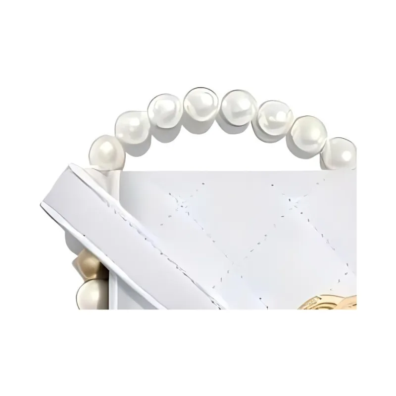 CHANEL Calfskin Card Holder Bag, Shoulder Bag, Crossbody Bag Women's White-2