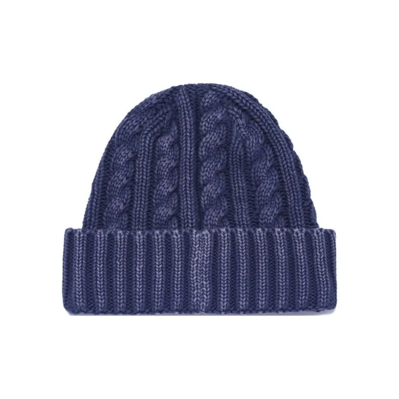 LI NING 1990 Cotton Beanies Unisex Dark Iris Blue-1