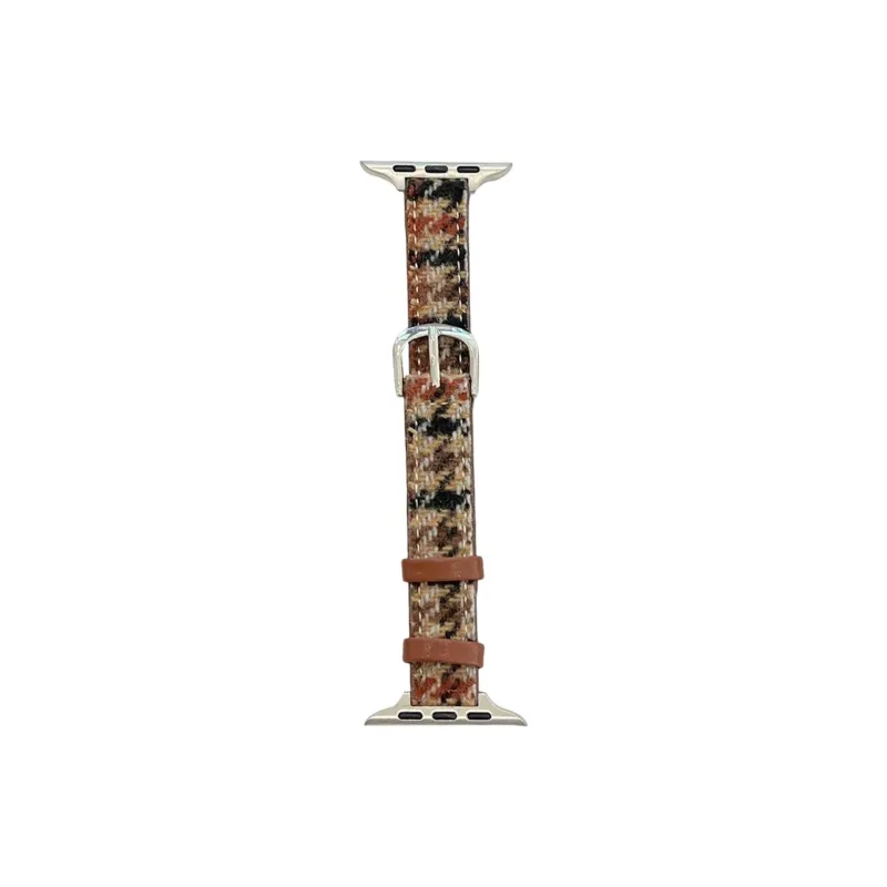 NCFCK Watch Band Apple Compatibility Woolen Leather Material-9
