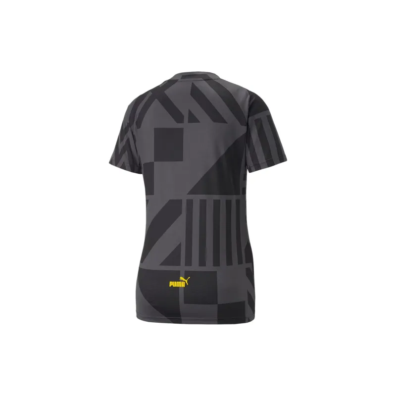 PUMA Manchester CityFootball FW24 DRYCELL Soccer Jerseys Women's Black/Spectrum Yellow-1