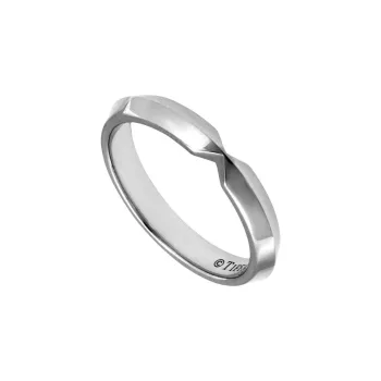 TIFFANY & CO. Platinum Rings Unisex Silver