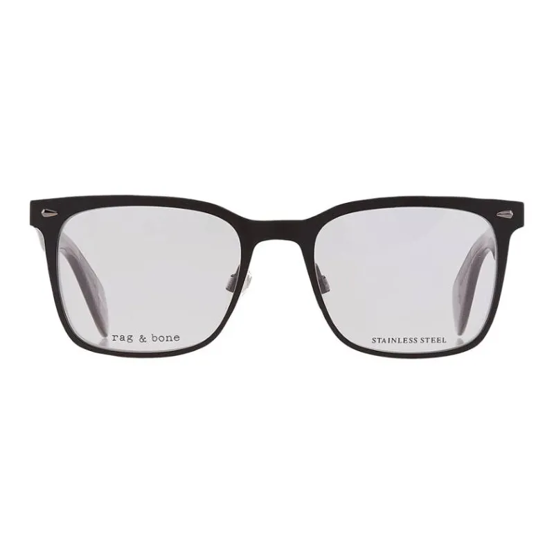 RAG&BONE Metal Square Sunglasses Men's Black-1