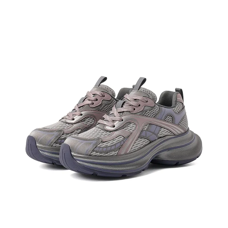 BURGELY Lightweight Warm Low-Top Chunky Sneakers Women's-16