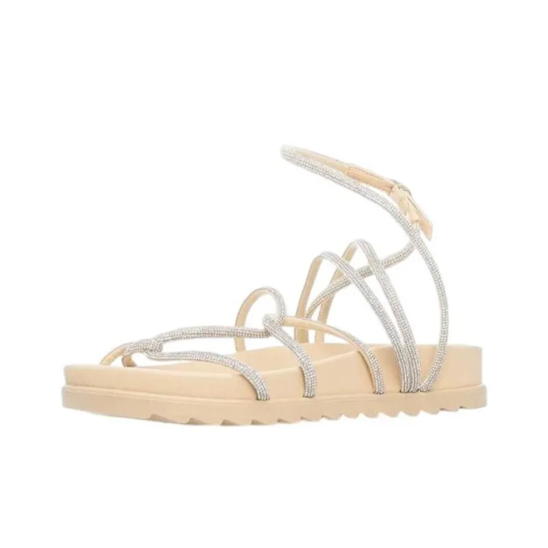 CHIARA FERRAGNI Strap Sandals Women's Brown-3