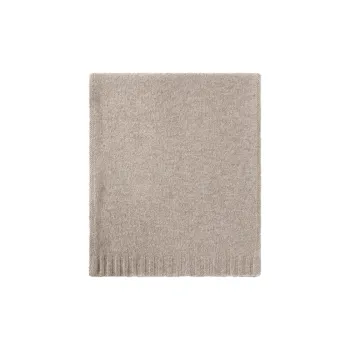 BANDICOOT Wool Knit Scarves Unisex Beige