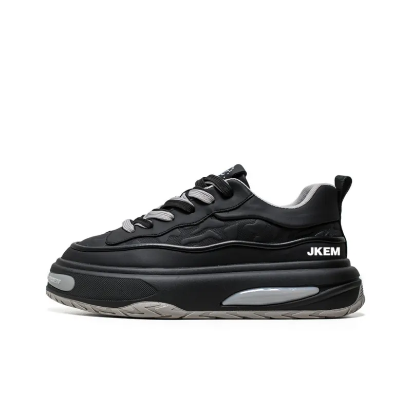 JKEM Slip-Resistant Cushioning Abrasion-Resistant Low-Top Skateboard Shoes Men's-5