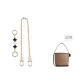 [Two-Piece Set]Black Round Buckle Four-Leaf Clover Extension Chain+Decorative Chain 40cm