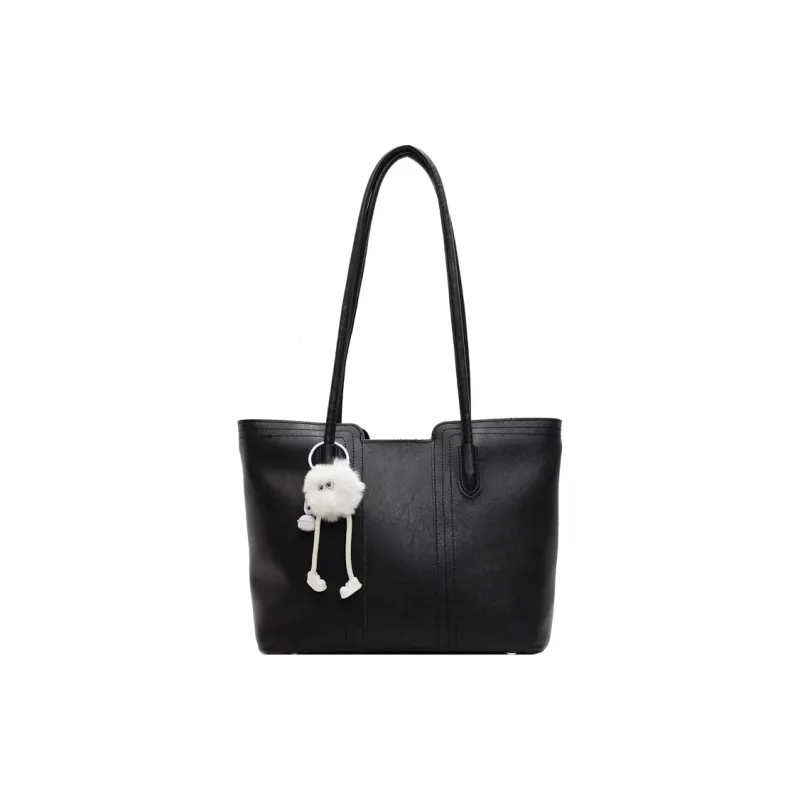LUVISTRUE PU Tote Bag, Shopping Bag, Handbag, Shoulder Bag Regular Women's Khaki/Black/Coffee/Ecru-7