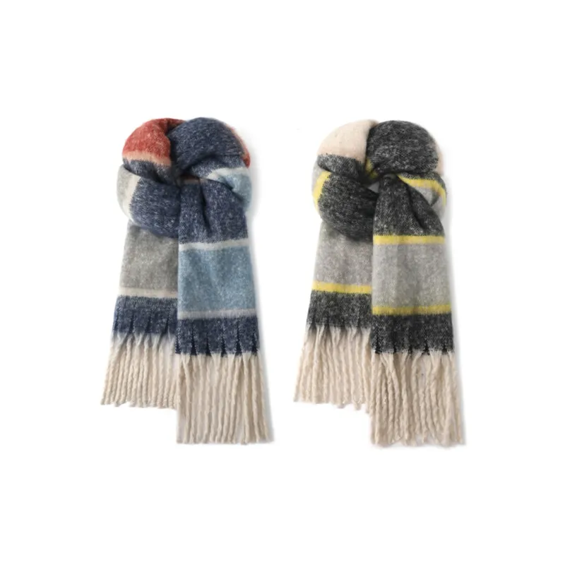 FREE RABBITⅡ Fall And Winter Advanced Versatile Brightening Warm Fringe Scarf Unisex-20