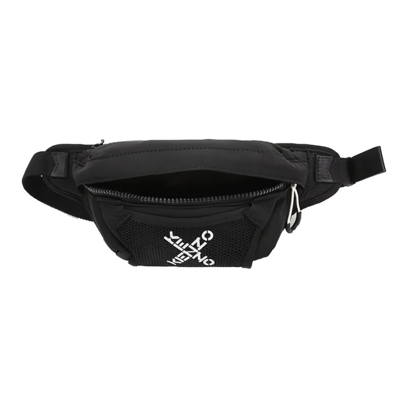 KENZO Polyester Sling Bag, Fanny Pack Small Size Men's Black-3