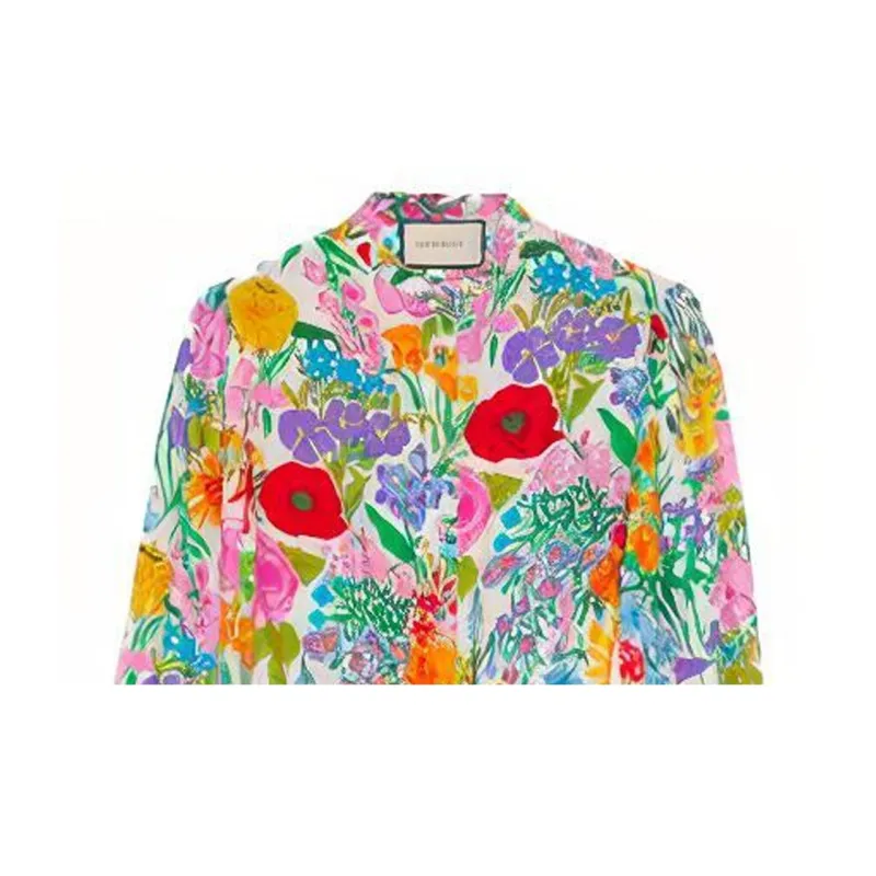GUCCI Epilogue Series Long-Sleeved Dresses Women's Multicolor-3