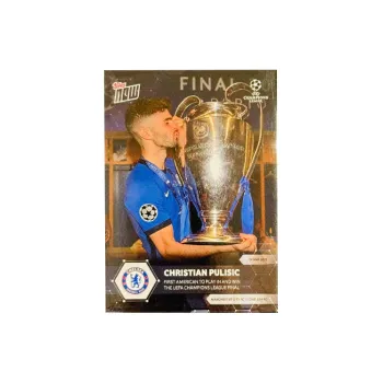 Topps Chelsea Pulisic Championship Trophy Celebration Now Collection Standard Condition Player Card Sports Cards 1 Pc