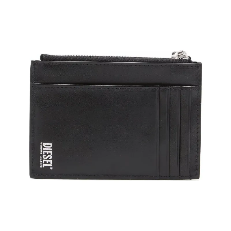DIESEL Cow Leather Card Holder Regular Women's Black-1