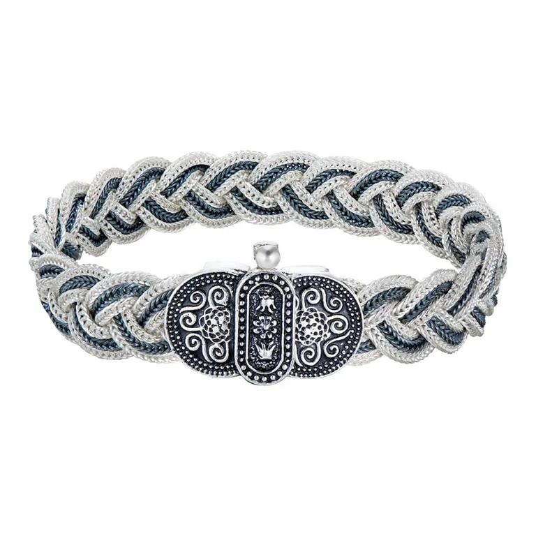 LUCKYMOJO 925 Sterling Silver Bracelets Unisex-0