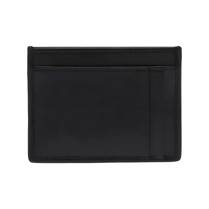 MIU MIU Matelassé Sheepskin Card Holder Women's Black-4