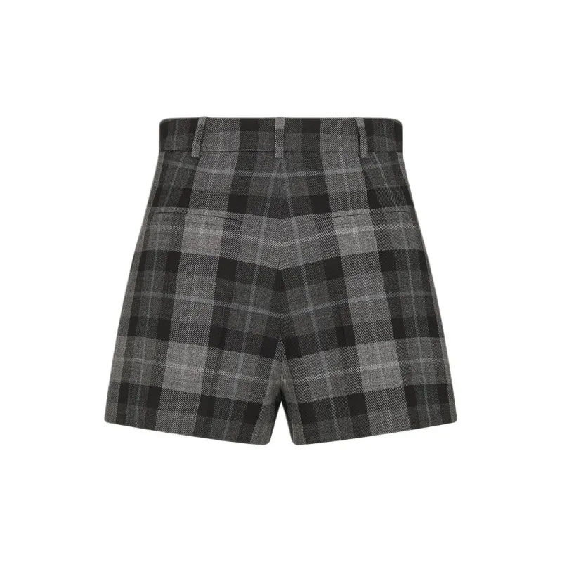 DIOR Checkered Shorts-1