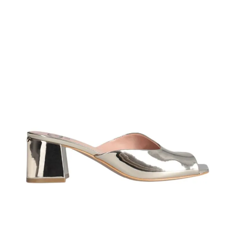 LIU JO 65mm Judy Metallic Asymmetric Sandals-1