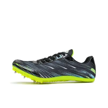 BIANSULONG Wear Resistant Coverage Impact Resistant Low Top Casual Running Shoes Men's Black Fluorescent