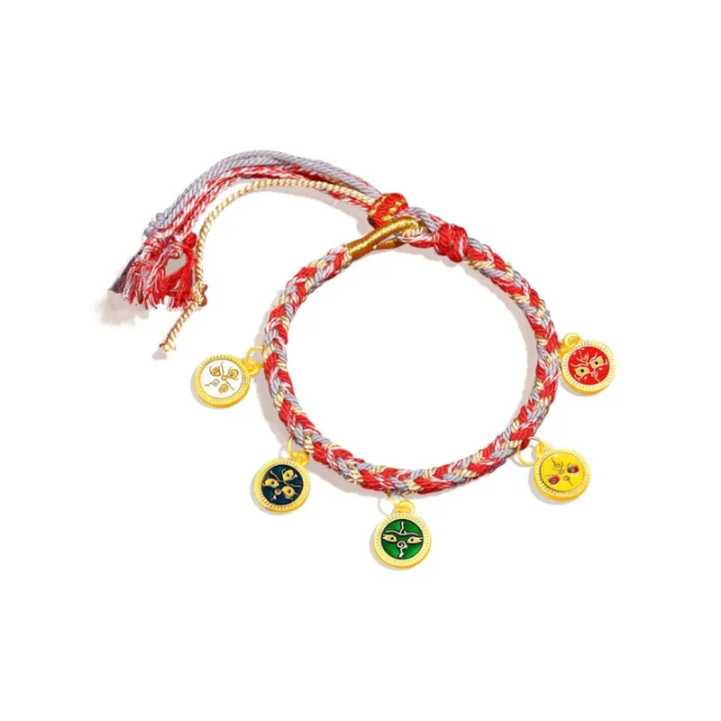 EUA Wealth From All Directions Bracelets Unisex-12