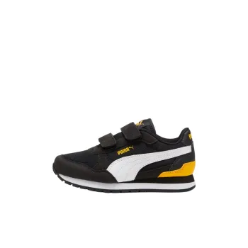 PUMA ST Runner V4 Anti-Slip Wear-Resistant Low-Top Kids' Running Shoes Black Children Aged 3-7 Years Old