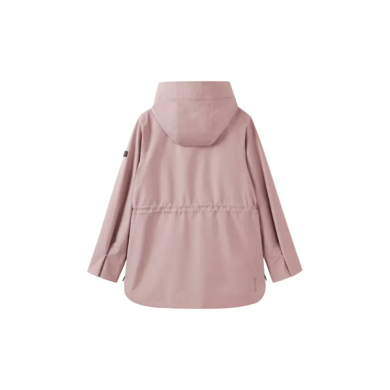 AIGLE Waterproof And Windproof Windbreaker Jacket Women's Apricot-11